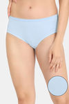 Rosaline Fun Basics Low Rise Full Coverage Hipster Panty - Blue Glow — thumbnail 1